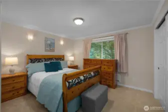 Primary bedroom with large closet