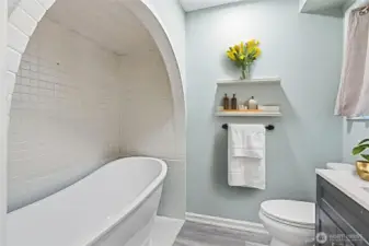 Virtually Staged - deck outside of primary