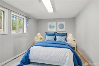 Virtually Staged -Down stairs