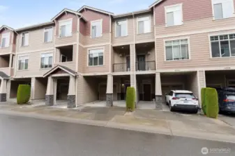 Street-facing exterior showcasing attached garage and modern design.