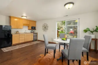 Kitchenette in downstairs.