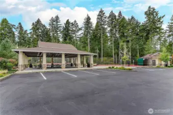 Community Pavilion and tennis courts, plus access to community trail is located an easy walk from this home.