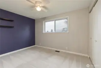 Third bedroom (upper level)