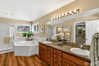 Primary bathroom.