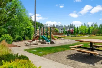 Nearby playgrounds and parks.