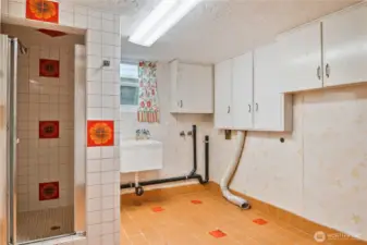 downstairs laundry