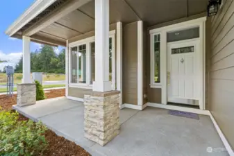 welcoming front porch