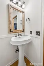 Main floor powder room.