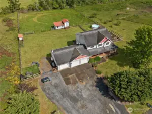 North end of property.