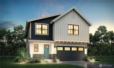 Elevation A-Photos are of a similar home and for example only