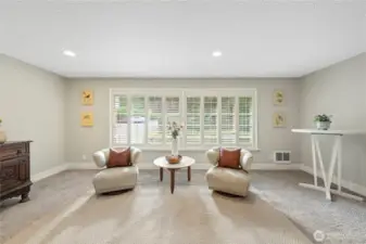 Where wall cadets show in rooms, baseboard heaters have been replaced. All have own thermostats to control temperature in various zones/rooms of the home.