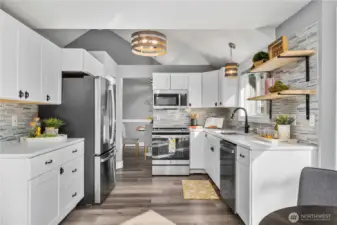 Updated kitchen