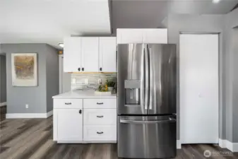 Ample storage and pantry.