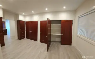 Master bedroom closets II