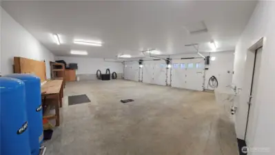 Garage interior is 25ftD X 32ftW and garage doors are 7ft H