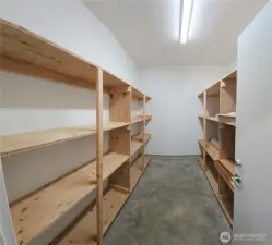 Garage storage room