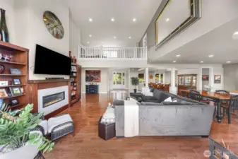Main living room and loft