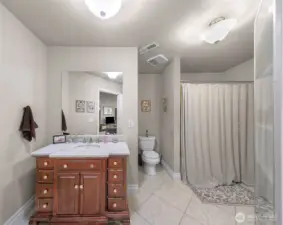 Downstairs ADU full bath