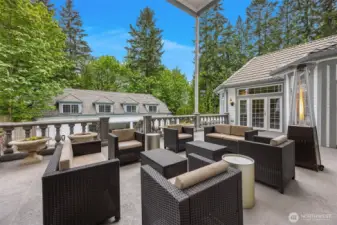 Covered Patio off main level