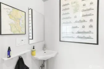 Adorable powder room