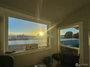 Sunsets from upper unit porch