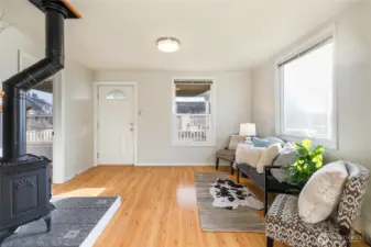 Free standing gas stove