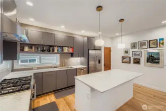 Main Floor Kitchen- High end appliances and finishes