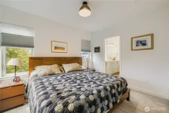Primary Bedroom fits a King size bed.