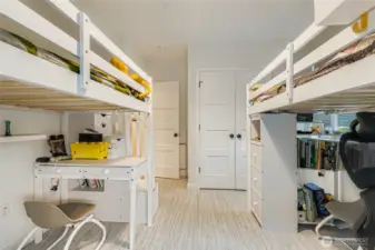 Second bedroom- currently occupied with 2 bunk bed sets! It's roomy!