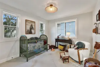 Third upstairs bedroom - four in total on the upper level! The perfect layout for flexibility.