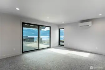 Second bedroom is large enough for a king size bed and also features an en suite bathroom. Great for two couples or additional guests.