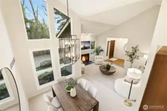 Bright and airy living room