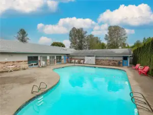 Pool for residents located at the Clubhouse.