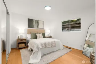 Primary bedroom on main floor.