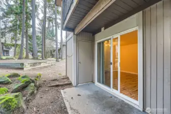 Patio Off Kitchen.
