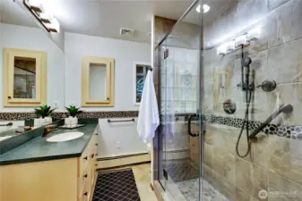 Updated bath on main floor
