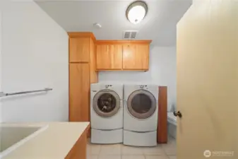 Laundry room & half bath
