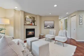 Living Room with Fireplace