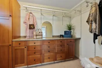 Primary Walk In Closet