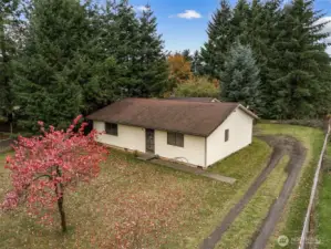 Gift yourself a  home of your own for the holidays.  This remodeled 1260 sq/ft gem with a large 2 car detached garage on 2.38 acres offers convenient country peace and peace of mind for your pocket book.