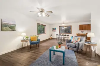 Enter into the fully remodeled, good quality interior spaces of this easy flow home ready for many lifestyles.