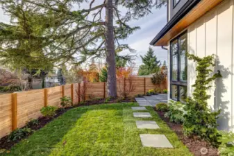 Side Yard - Fully Fenced