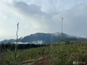 Mt Constance - typically snow capped in the winter months.