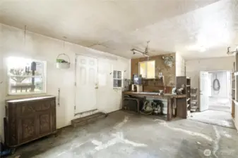 Looking out other door and out into covered 2nd patio area