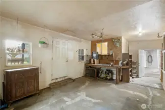 Looking out other door and out into covered 2nd patio area