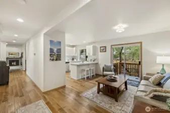 Another great detail you can't see - the home comes equipped with an efficient heat pump that provides both heat and A/C for year-round comfort.