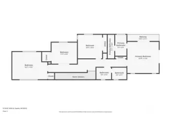 Second floor layout.