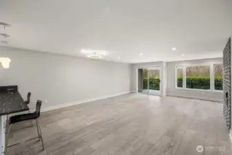 Open and filled with natural light