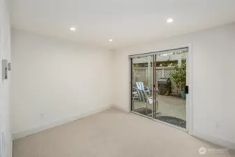 2nd Bedroom with Access to Outside