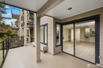 Living Area Entrance to Balcony